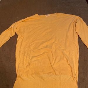 Flowing Yellow Sweater